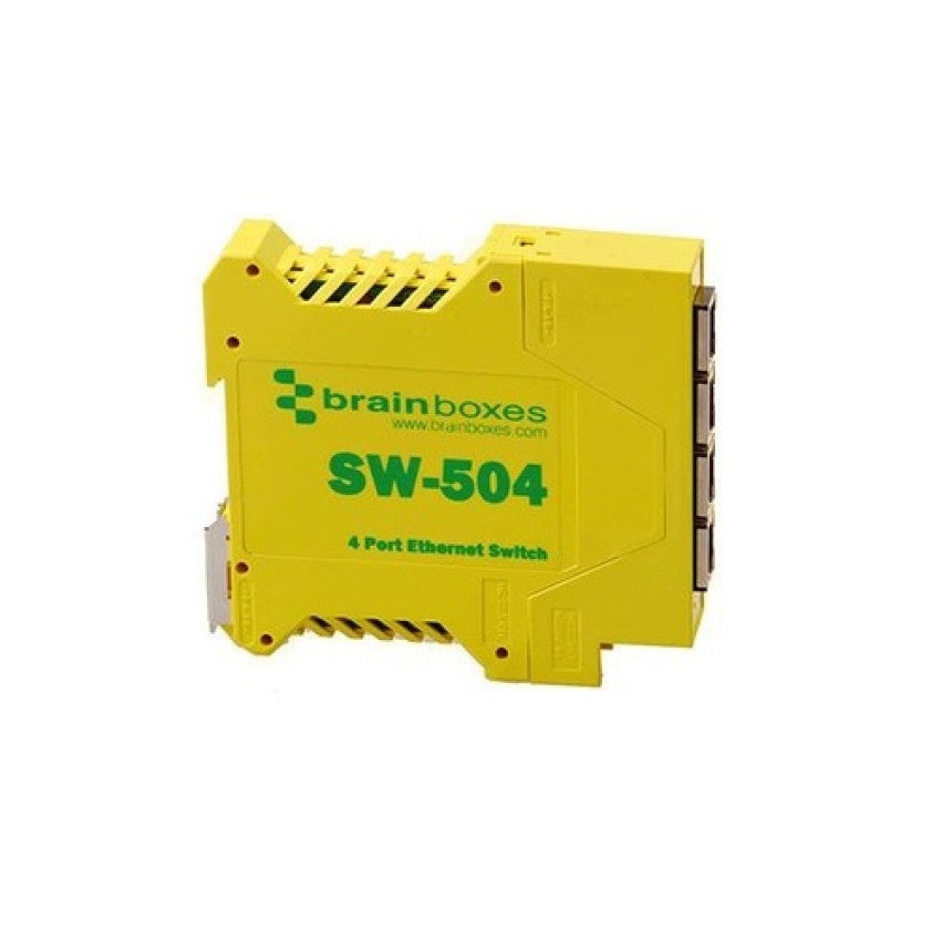 Brainboxes Industrial Ethernet 4 Port Switch (SW504)