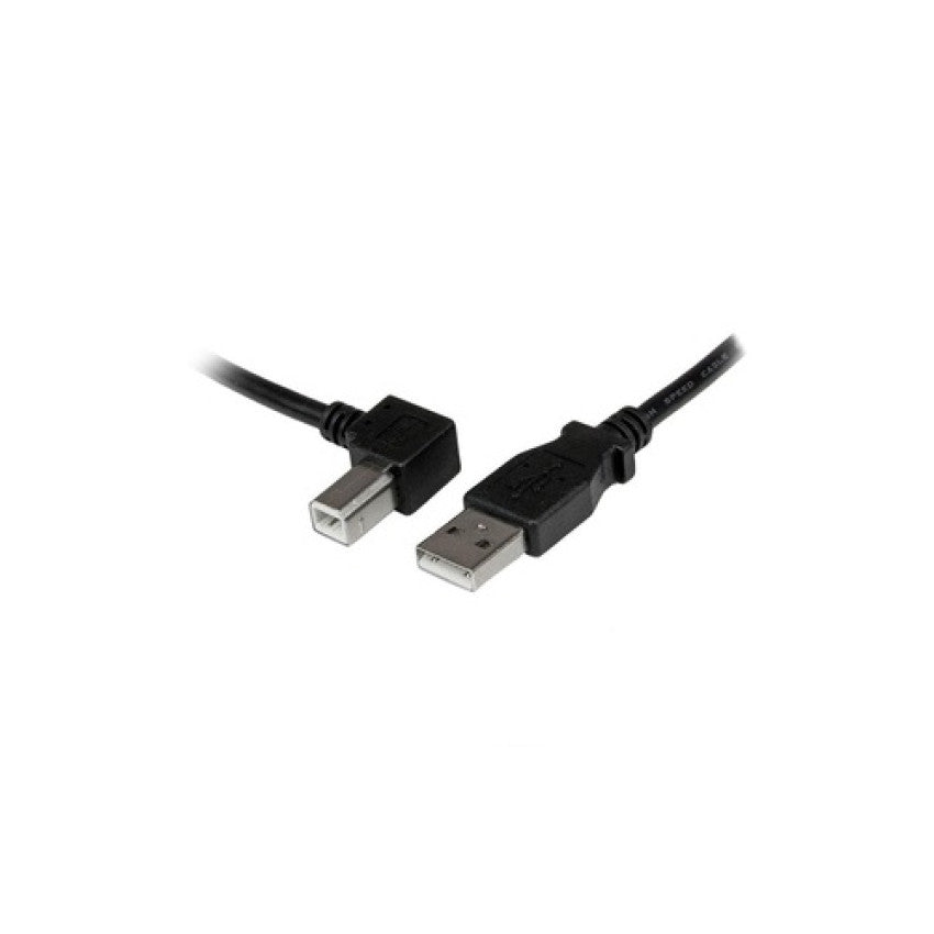StarTech 1m Usb 2.0 A To Left Angle B Cable M/m (USBAB1ML)