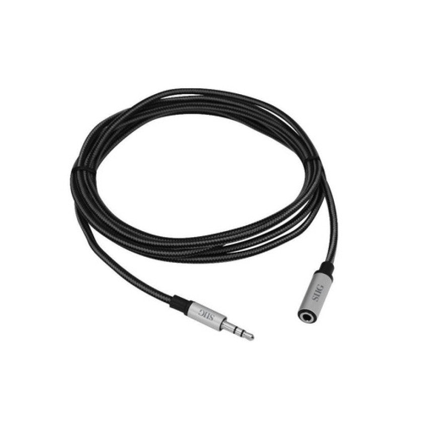 SIIG 3.5mm Stereo Aux Cable (m/f) - 2m (CBAU0C12S1)