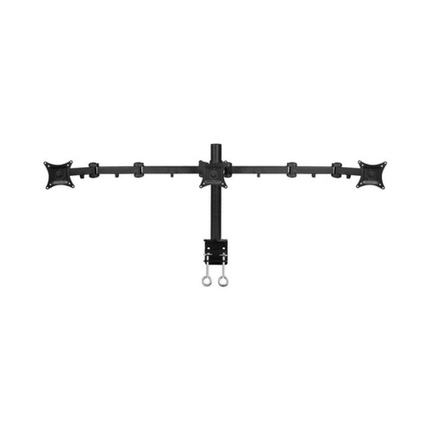 SIIG Triple Monitor Desk Mount - 13" To 27 (CEMT0R12S3)