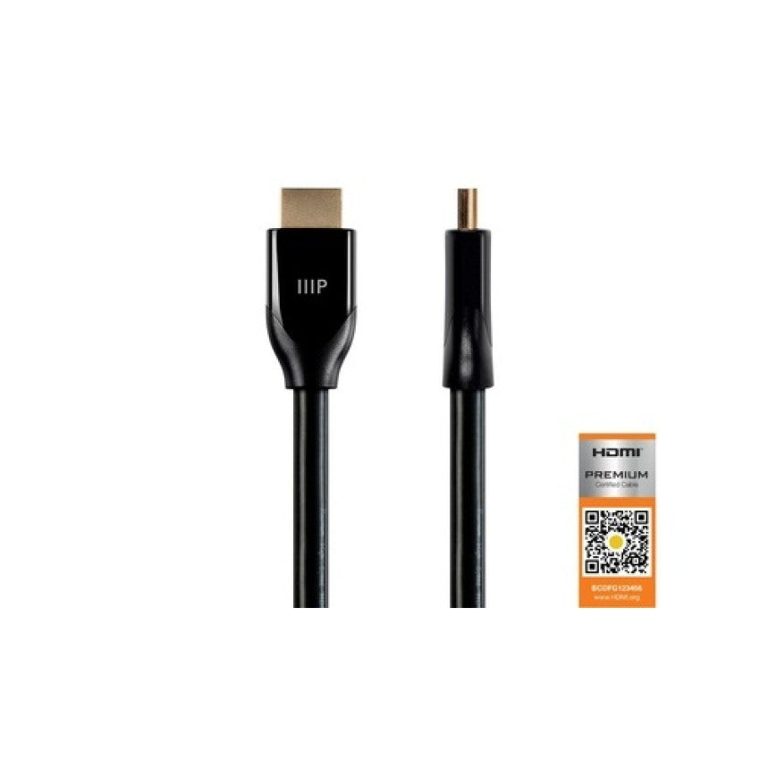 Monoprice High Speed Hdmi Cable Hdr 20ft - Black (15431)