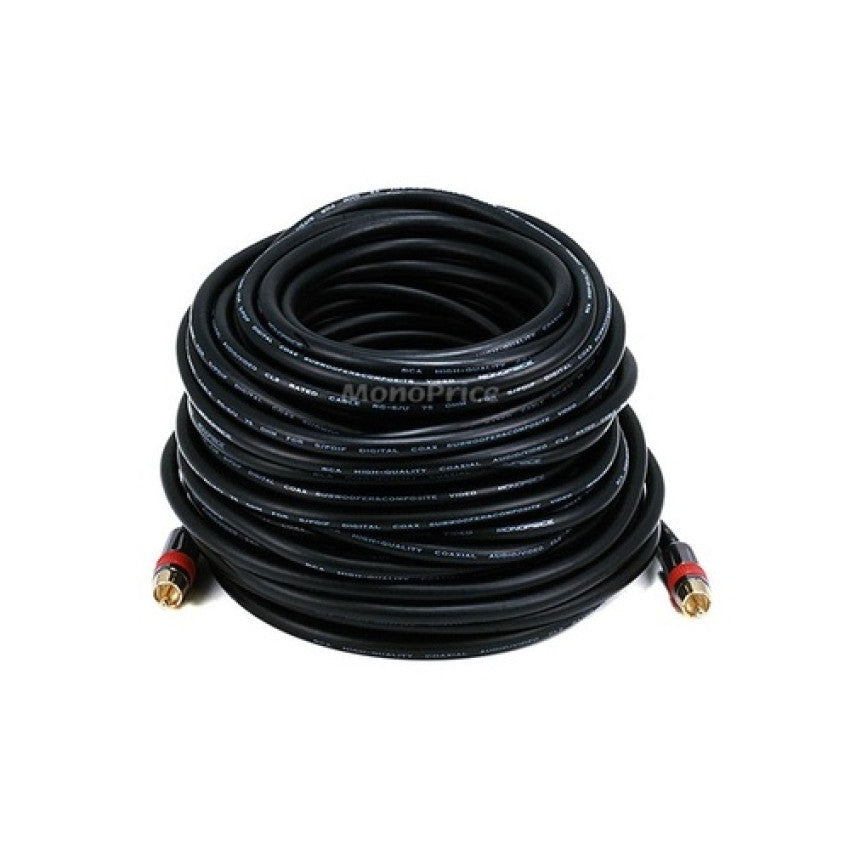 Monoprice Coaxial Audio/video Rca Cl2 75ft (5871)