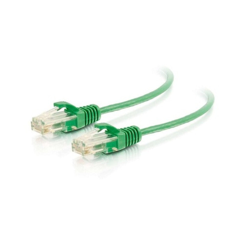 C2G 3ft Slim Cat6 Cable Utp Green (01161)