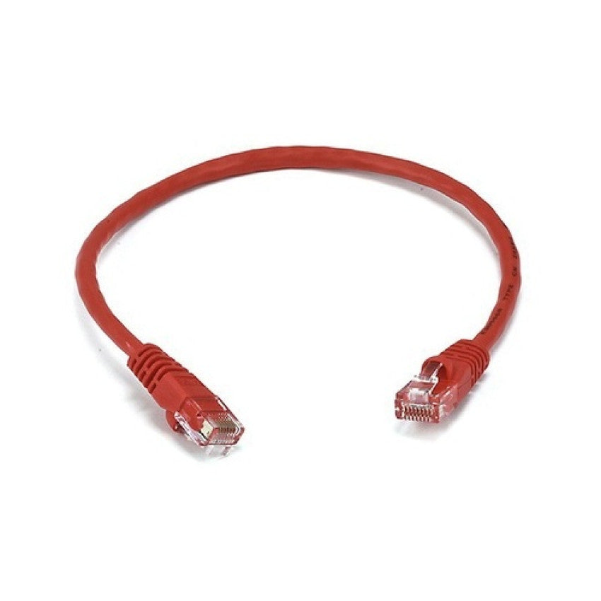 Monoprice Cat6 Utp Ethernet Cable_ 1ft Red (2290)