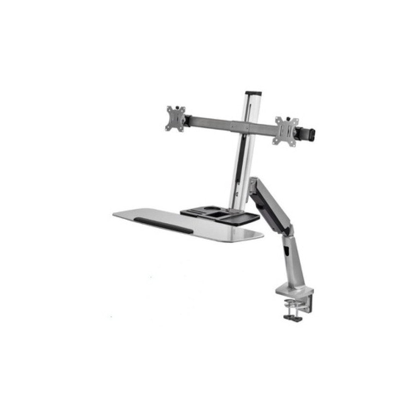 SIIG Two Monitor And Laptop Tray Desk Mount (CEMT2G12S1)