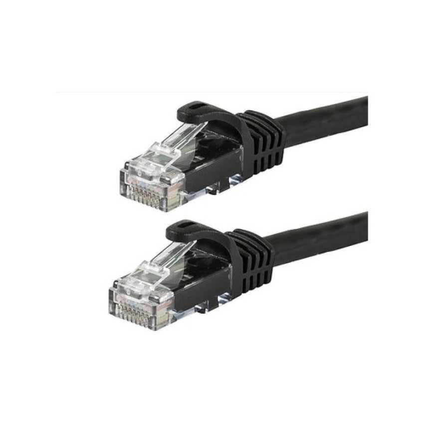 Monoprice Flexboot Cat5e 24awg Cable_ 10ft Black (11235)