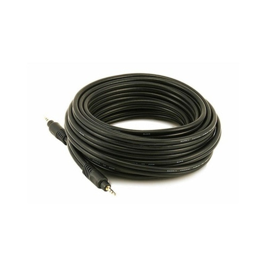 Monoprice Stereo M To Stereo M Cable 25ft - Black (5581)