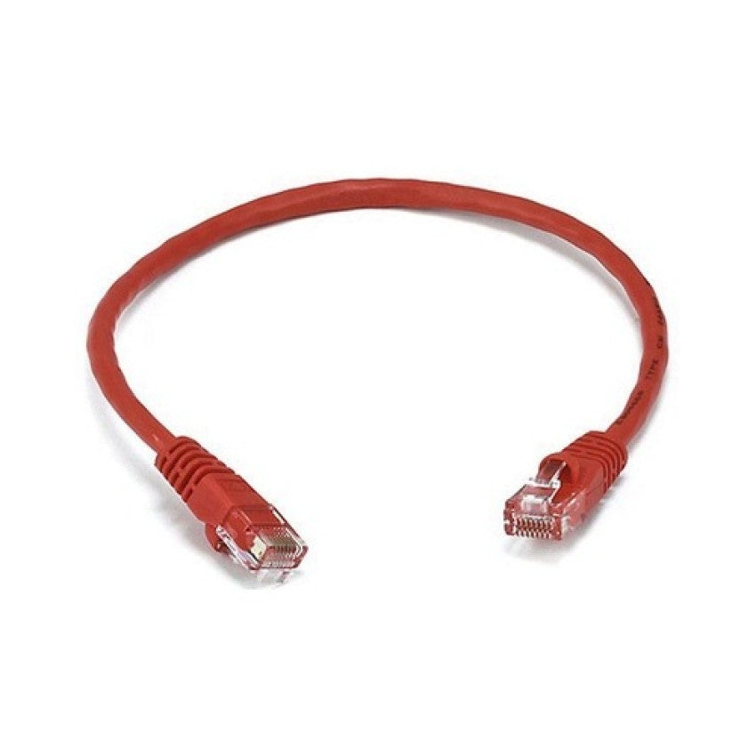 Monoprice Cat5e 24awg Utp Patch Cable_ 1ft Red (2128)