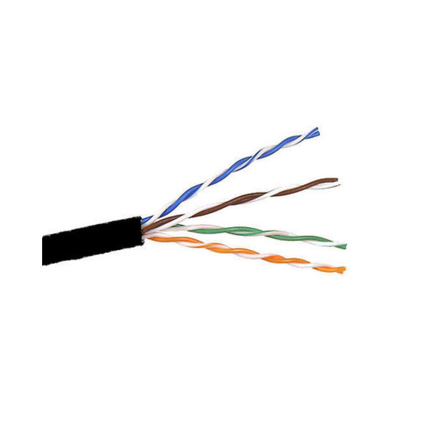 Belkin Cat5e Bulk Solid Cable 1000 Ft Black (A7L5041000BLK)