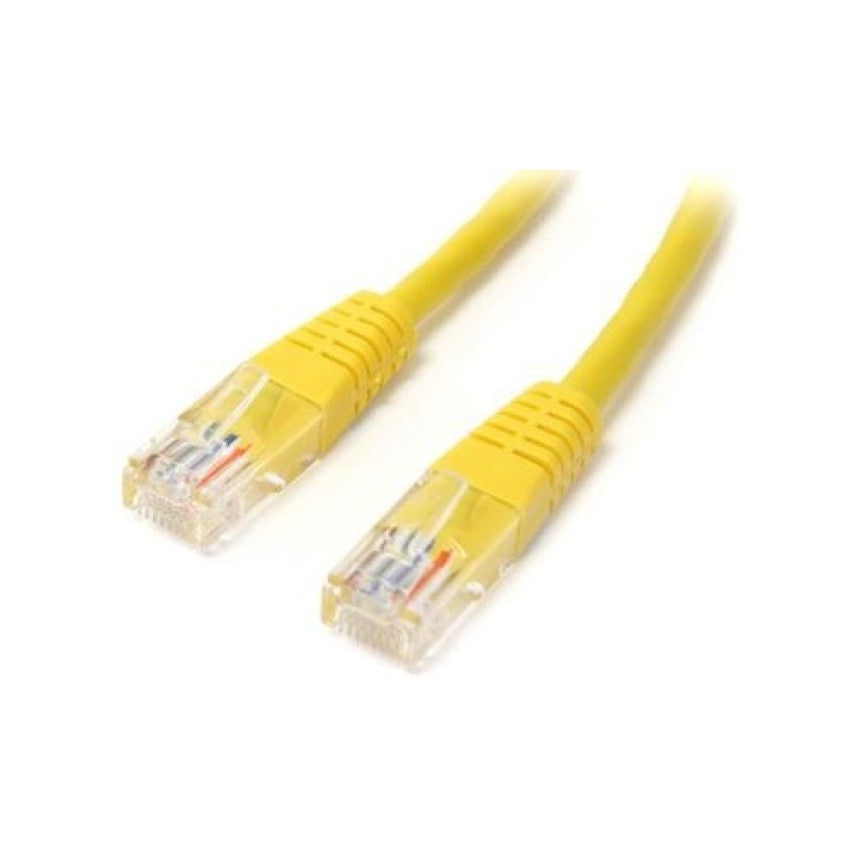 StarTech 1ft Yellow Molded Cat5e Utp Patch Cable (M45PATCH1YL)
