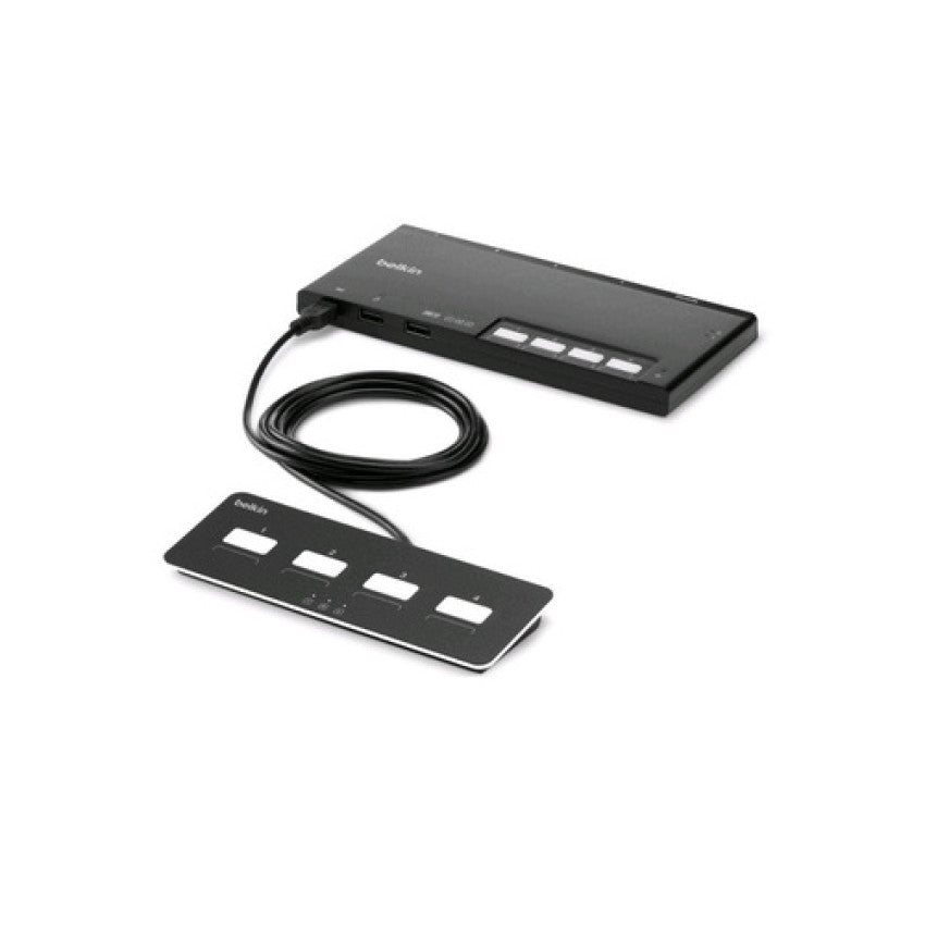 Belkin Mdlr 4-pt 2 Hd Base Skvm W/rmt Pp4.0 (F1DN204MODBA4)