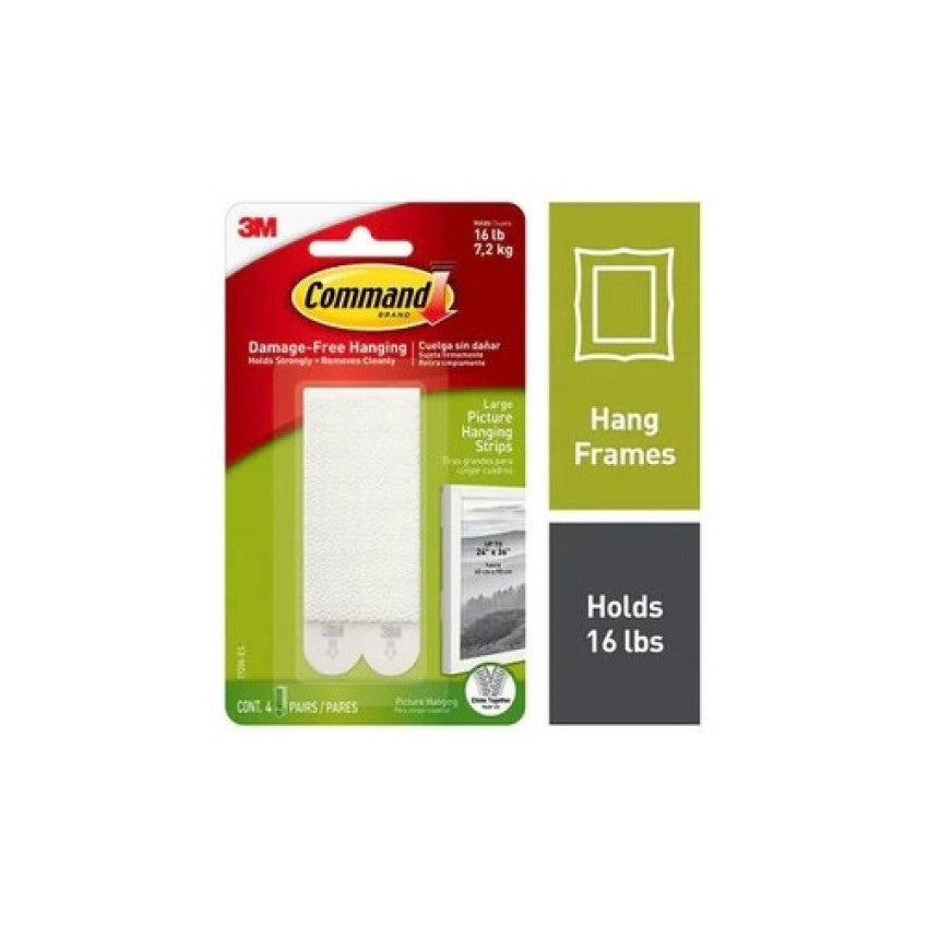3M Command(tm) Large Picture Hanging Strips (17206ESBU)