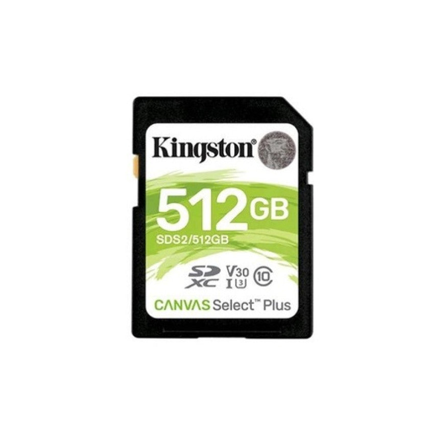 Kingston 512gb Sdxc Canvas Select Plus 100r C10 (SDS2/512GB)