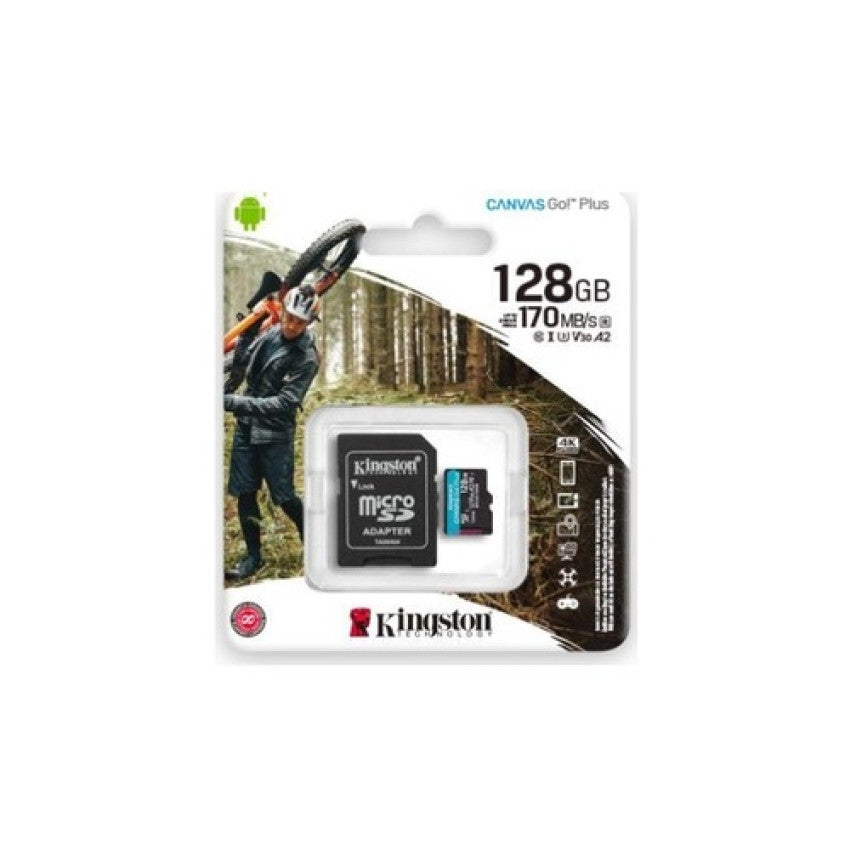 Kingston 128gb Microsdxc Canvas Go Plus 170r A2 (SDCG3/128GB)