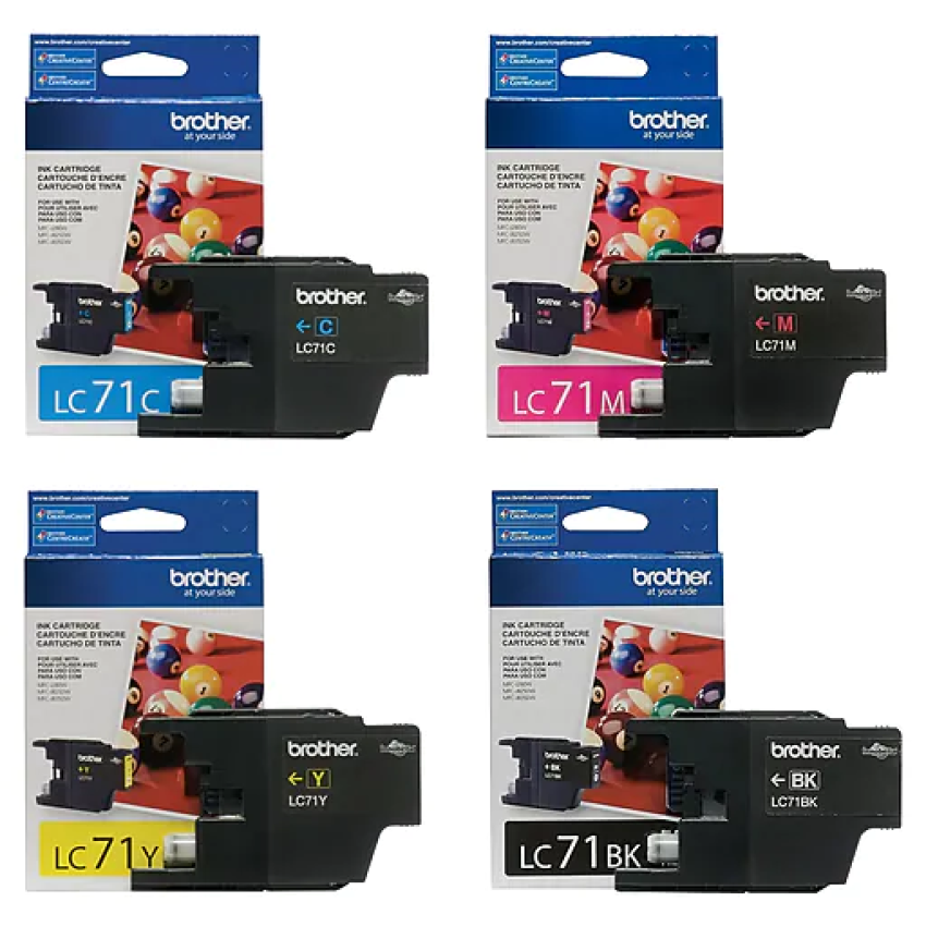 Brother LC71 Ink Cartridge Set