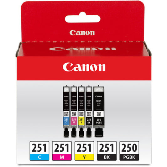 Canon PGI-250 / CLI-251 5 Color Value Pack