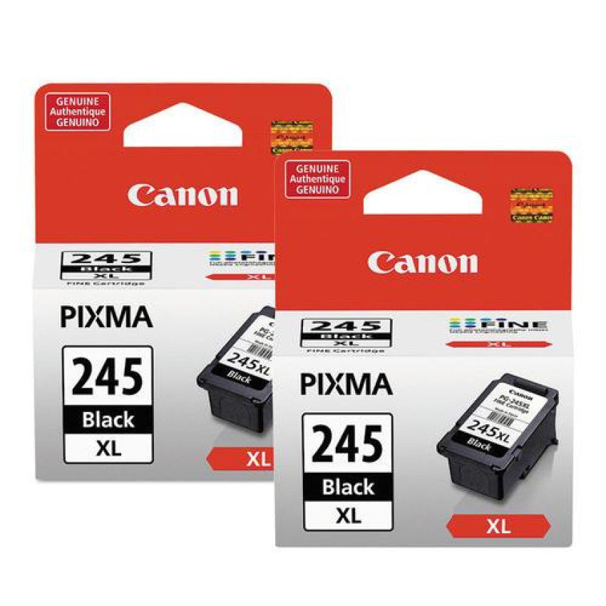 Canon PG-245 XL High Yield Black Ink Cartridges 2-Pack