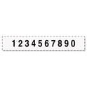 Trodat Professional Self-Inking Numberer, Ten Bands/Digits, Type Size: 2, Black (T55510)