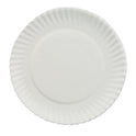 AJM White Paper Plates, 6" dia, 100/Pack, 10 Packs/Carton (PP6GREWH)