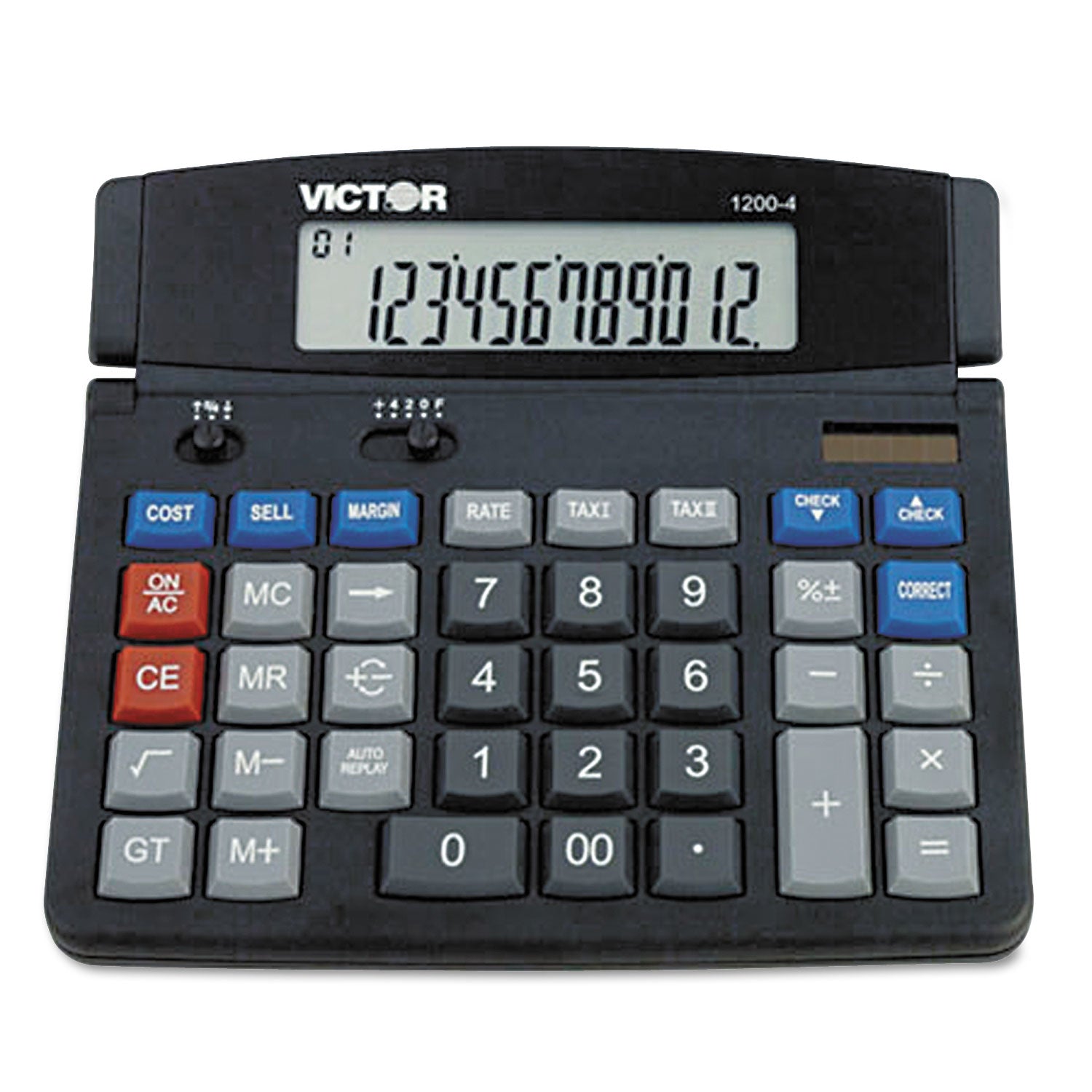 Victor 1200-4 Business Desktop Calculator, 12-Digit LCD