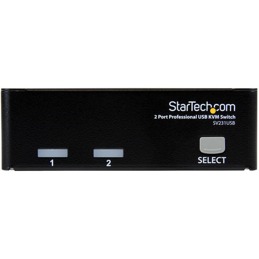 StarTech 2 Port Usb Kvm Switch Kit With Cables (SV231USB)