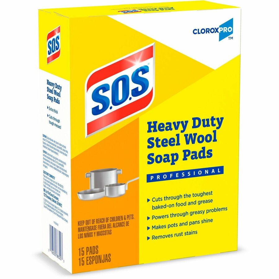  S.O.S Steel Wool Soap Pads (88320)