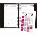 Brownline CoilPro Hard Cover Daily Appointment Book / Monthly Planner (CB634CBLK)