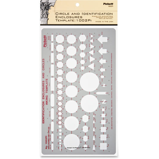 Chartpak Circle/Identification Template (1002PI)