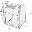 Deflecto Tilt Bin Interlocking Multi-Bin Storage Organizer (20403OP)