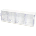 Deflecto Tilt Bin Interlocking Multi-Bin Storage Organizer (20403OP)