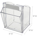 Deflecto Tilt Bin Interlocking Multi-Bin Storage Organizer (20503OP)