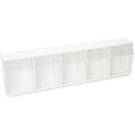 Deflecto Tilt Bin Interlocking Multi-Bin Storage Organizer (20503OP)