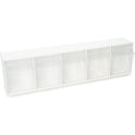 Deflecto Tilt Bin Interlocking Multi-Bin Storage Organizer (20503OP)