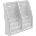 Deflecto Multi-Compartment Literature Display (52209)