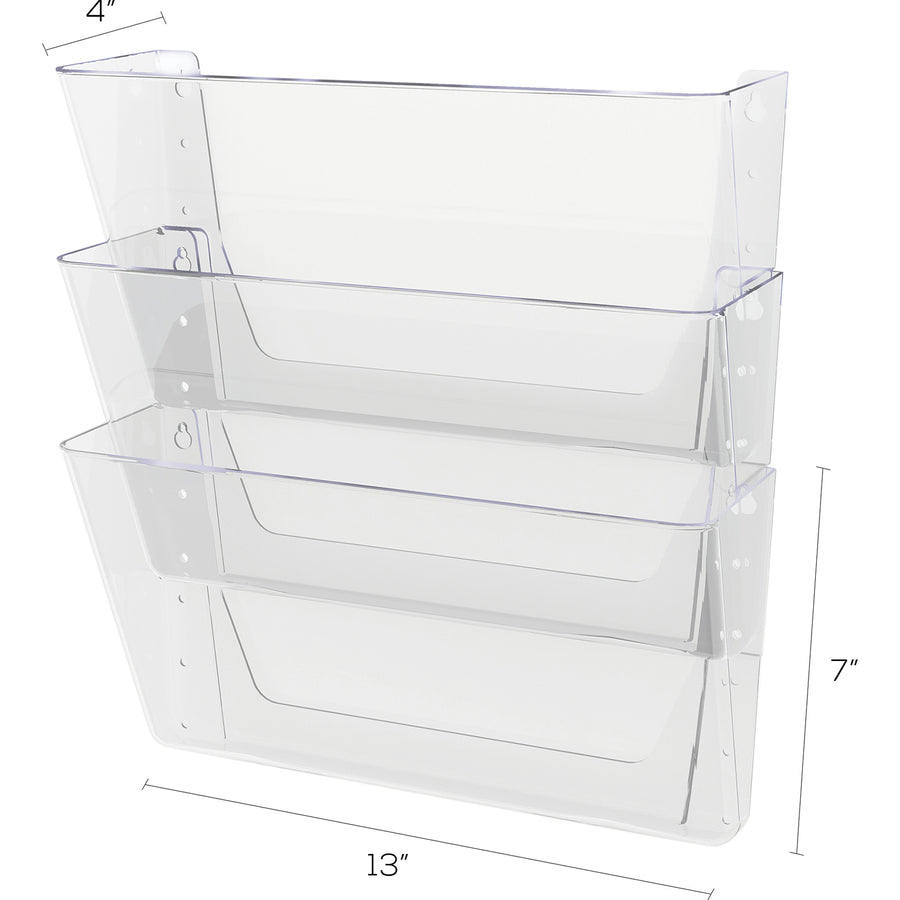 Deflecto Stackable DocuPocket for Partition Walls (73601RT)