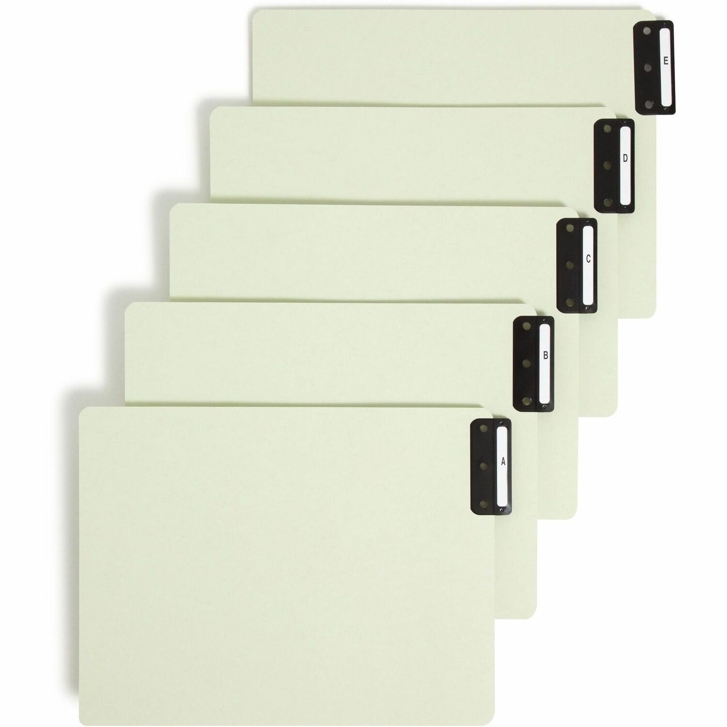 Smead 100% Recycled Filing Guides with Vertical Extra-Wide Blank Tab (61676)