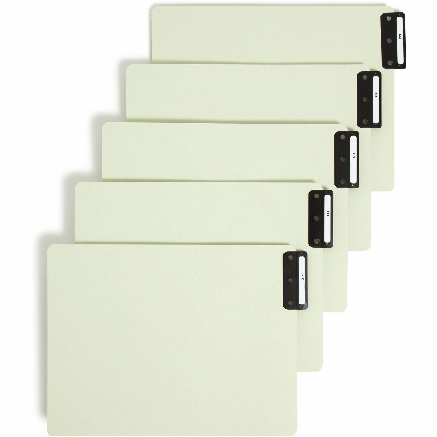 Smead 100% Recycled Filing Guides with Vertical Extra-Wide Blank Tab (61676)