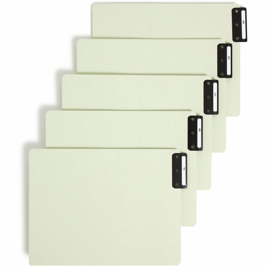 Smead 100% Recycled Filing Guides with Vertical Extra-Wide Blank Tab (61676)