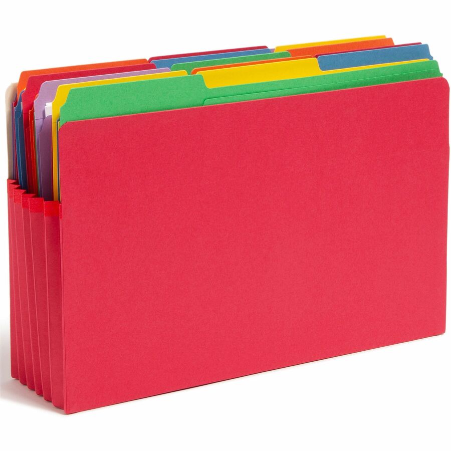 Smead Colored Straight Tab Cut Legal Recycled File Pocket (74241)