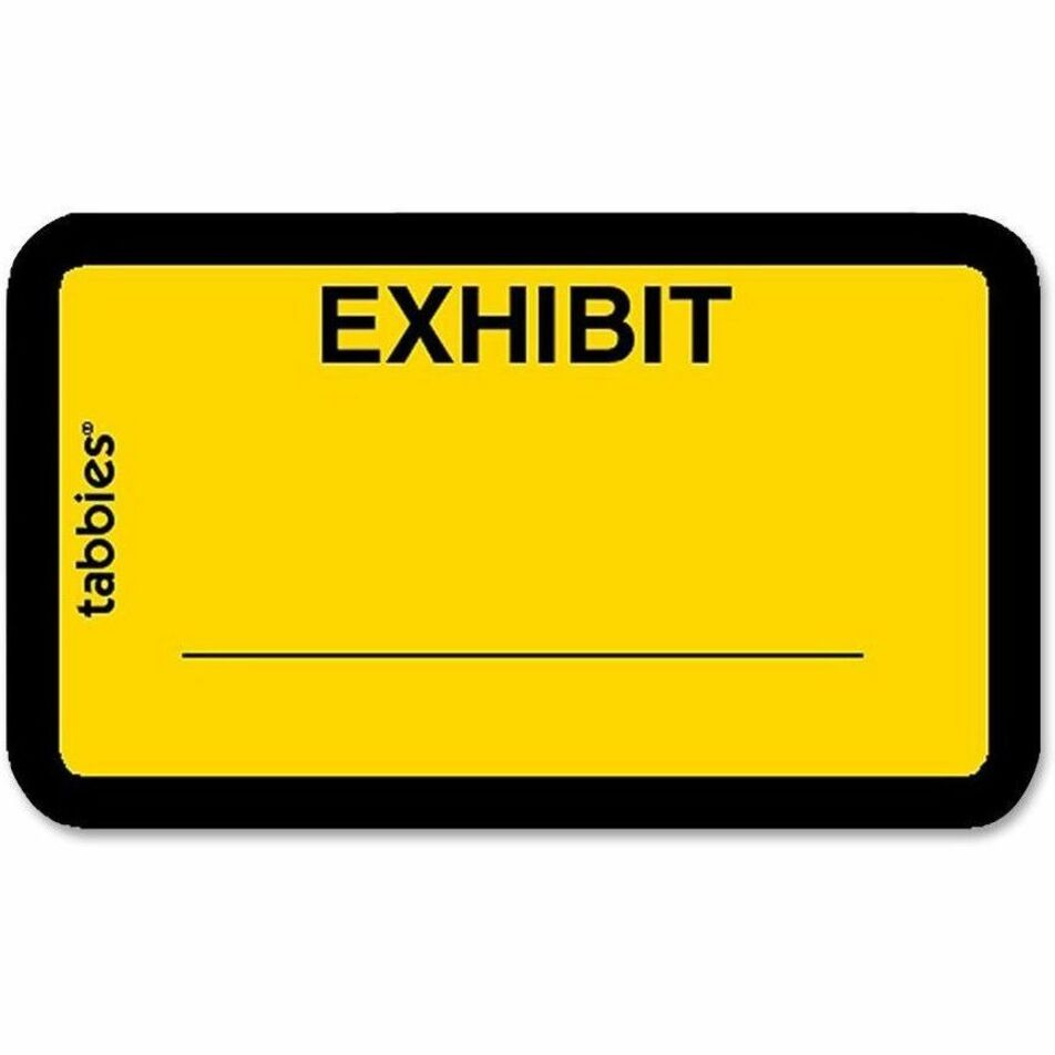 Tabbies Color-coded Legal Exhibit Labels (58090)