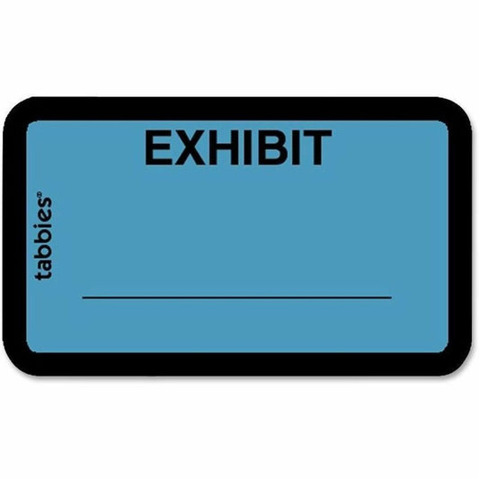 Tabbies Color-coded Legal Exhibit Labels (58091)