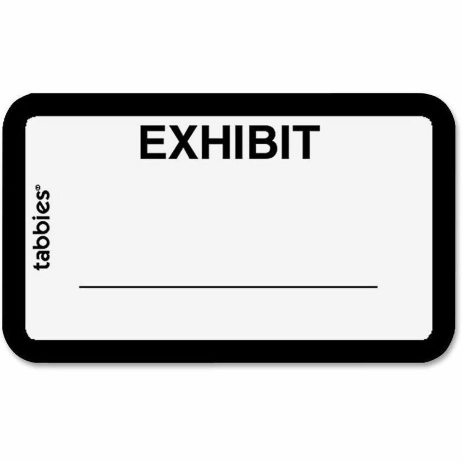 Tabbies Color-coded Legal Exhibit Labels (58092)