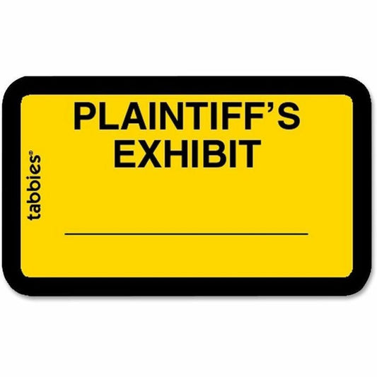 Tabbies Plaintiff's Exhibit Legal File Labels (58094)