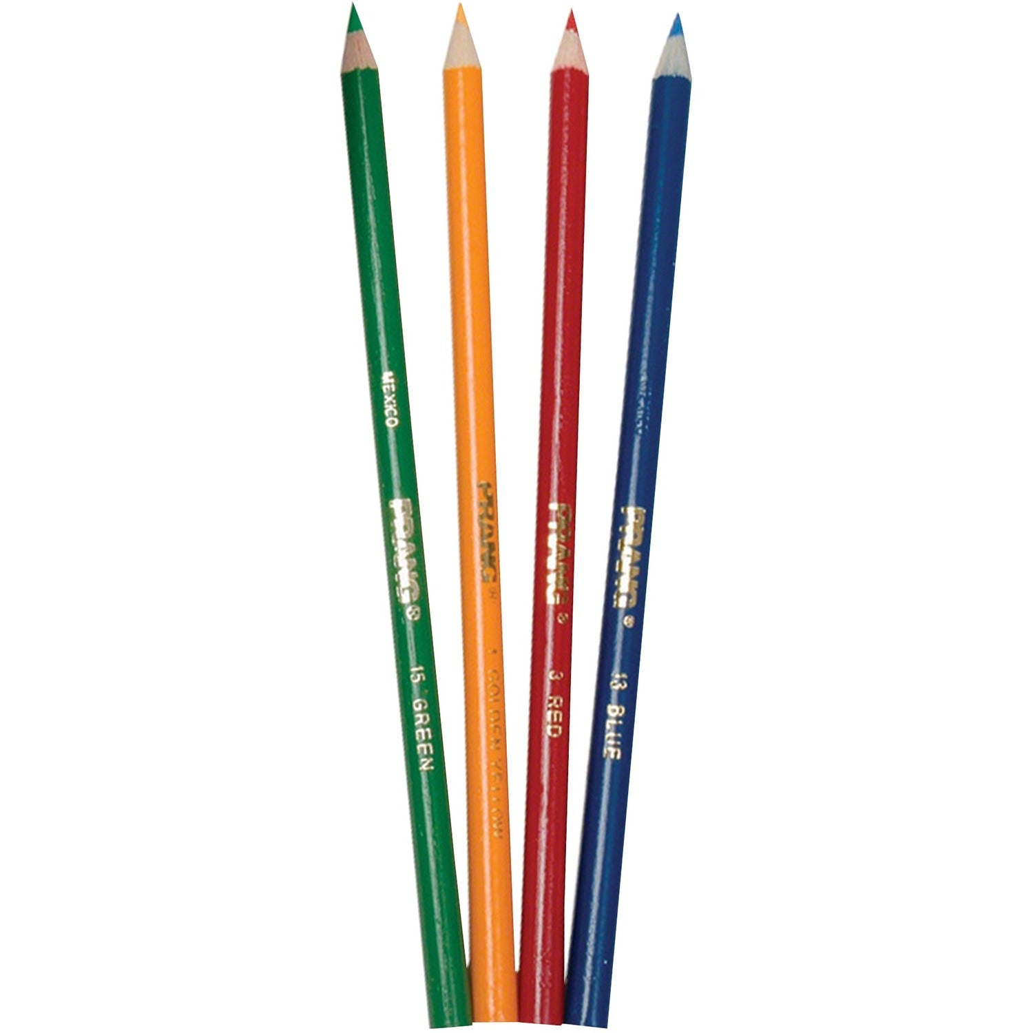 Prang Colored Pencil Sets, 3.3 mm, 2B, Assorted Lead and Barrel Colors, 50/Pack (22480)