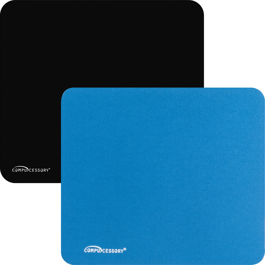 Compucessory Smooth Cloth Nonskid Mouse Pads (23605)