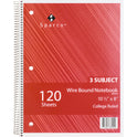 Sparco Wirebound College Ruled Notebooks (83254)