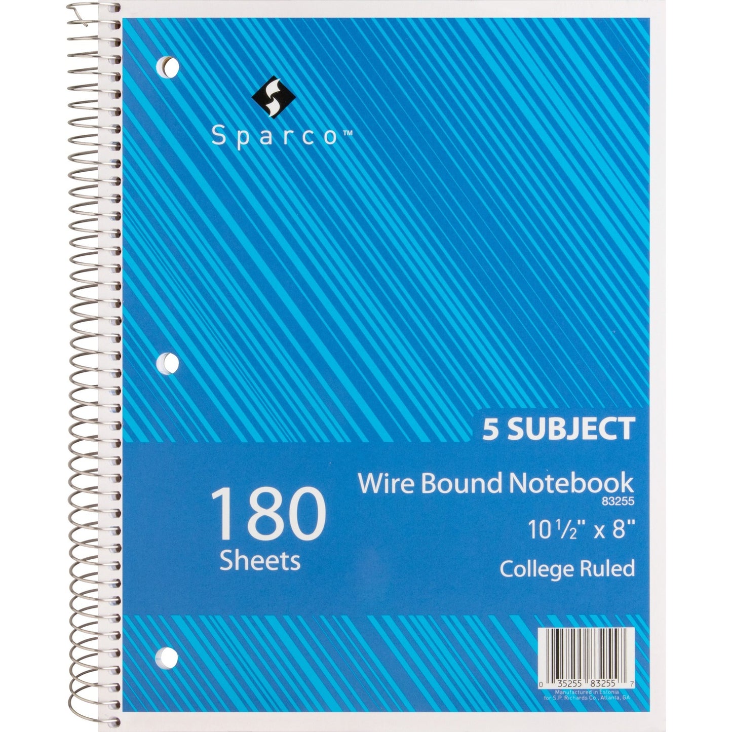 Sparco Wirebound College Ruled Notebooks (83255)