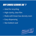 Genuine Joe Clear Trash Can Liners (01011)