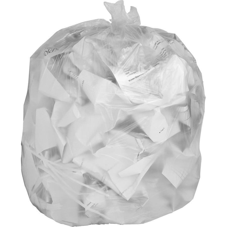 Genuine Joe Clear Trash Can Liners (01011)