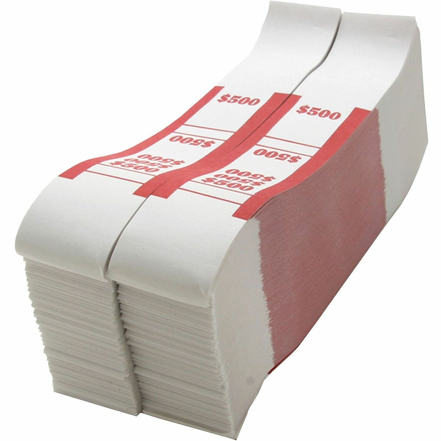 Sparco White Kraft ABA Bill Straps (BS500WK)